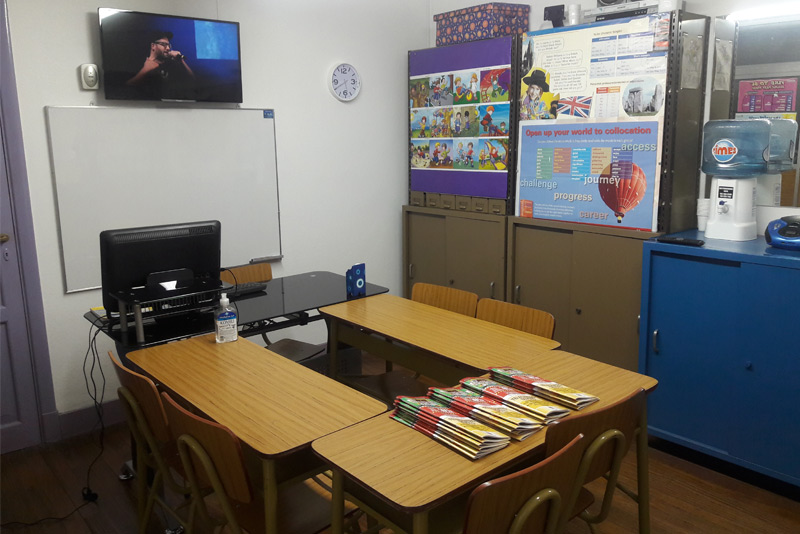 Sala de aula del instituto
